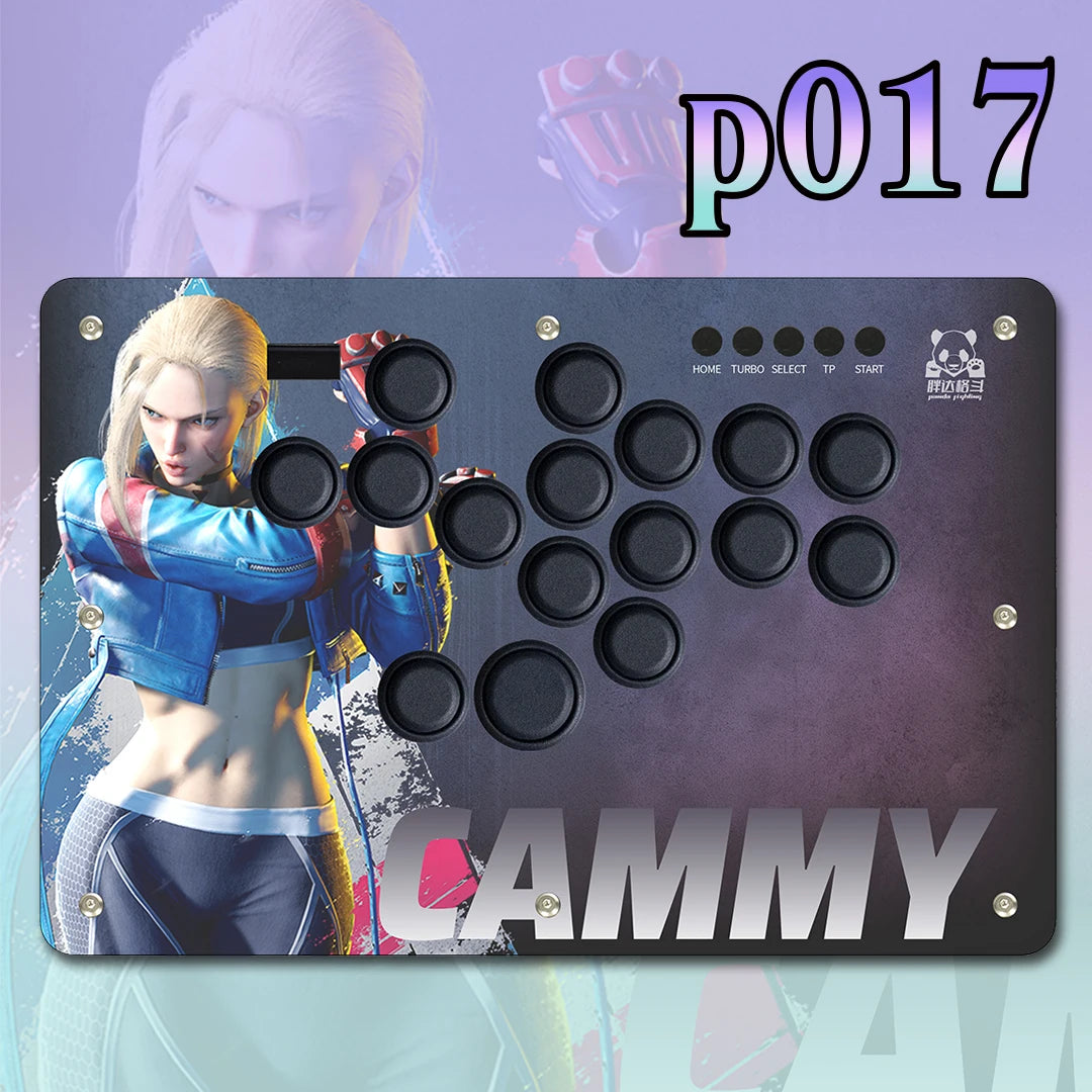 Panda Hitbox Deluxe Custom Panel Fighting Game Joystick Controller Arcade Fighting Stick For PS4/PS3/PC/Switch ゲームコントローラー