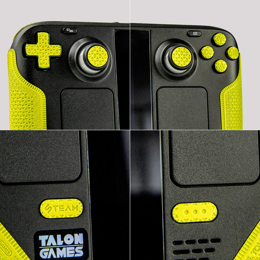 TALONGAMES Grip Tape for Steam Deck OLED, Anti-Slip, Yellow