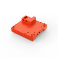 Bitfunx Warm Red NGC Replacement Shell Protective Case GC Game Box for Gamecube DOL001and DOL-101 Game Console