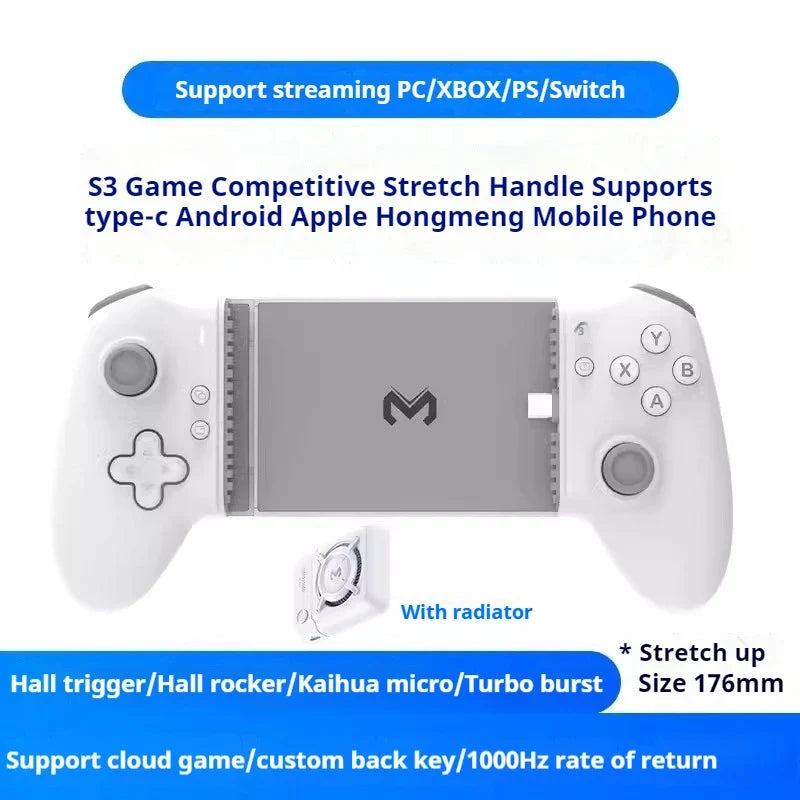 MEMO S3 Type-C Mobile Phone Controller, Hall Effect Stick