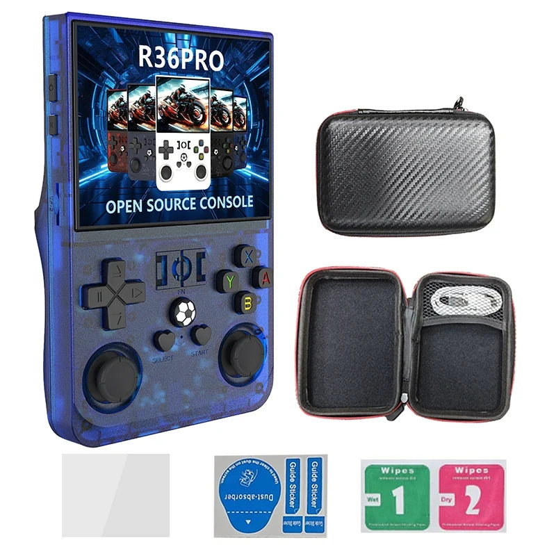 R36Pro Retro Handheld Game Console 3.5 Inch IPS, Up to 30000 Games
