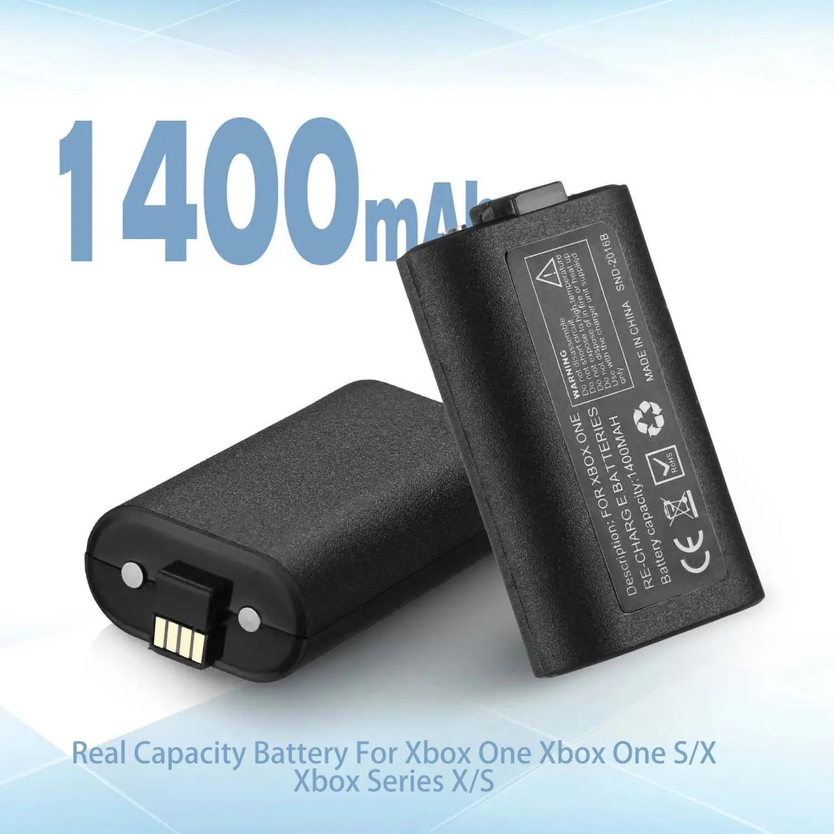 Xbox Series X/S Controller Battery, 1400mAh Rechargeable, One S/X