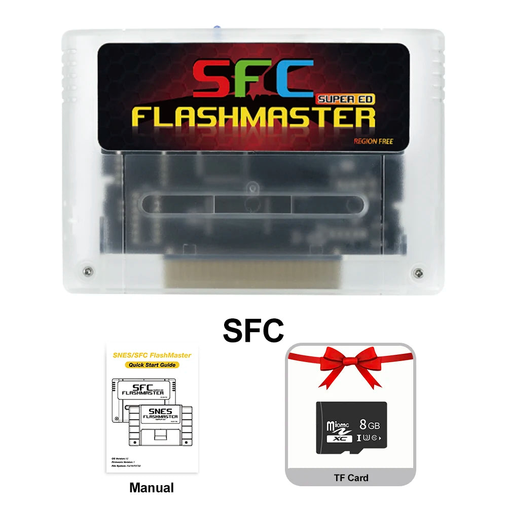 3000 in 1 V1.2 Super Everdrive With 8GB TF Card Game Cartridge For Nintendo SNES SFC Game Console 2026 NEW