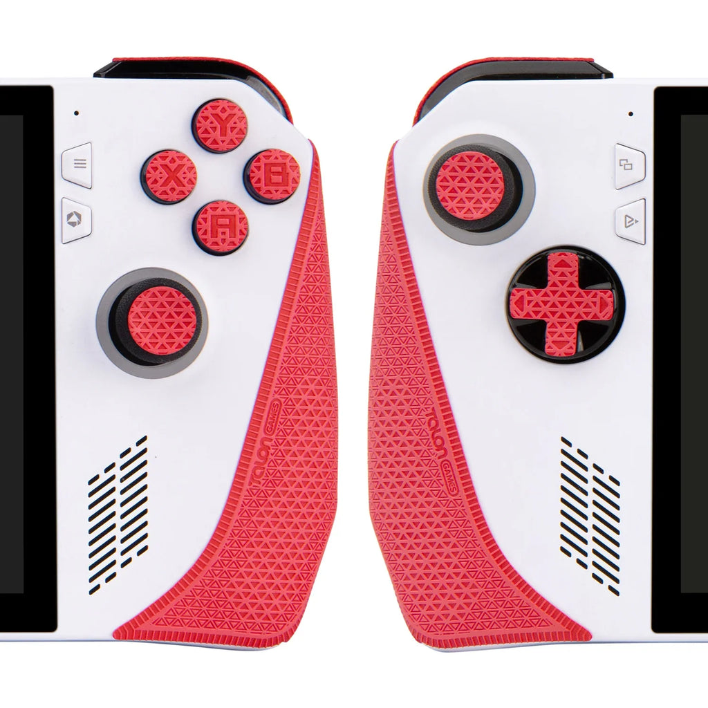 TALONGAMES Controller Grip Tape Compatible with ASUS Rog Ally,Anti-Slip,Buttons,Textured Skin Kit for Rog Ally Handle Grips(Red)