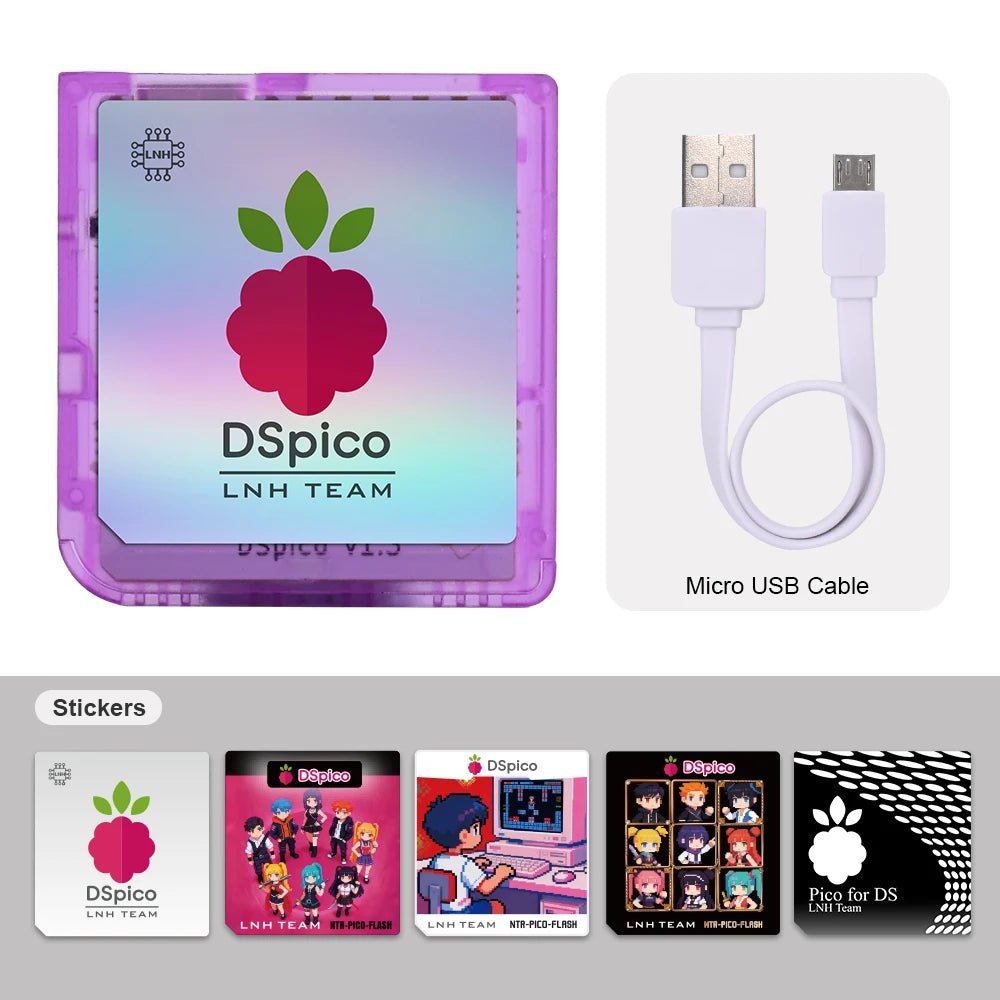 RP2040 MCU DSpico Game Reader Compatible With NDS NDSL DSi 3DS Console