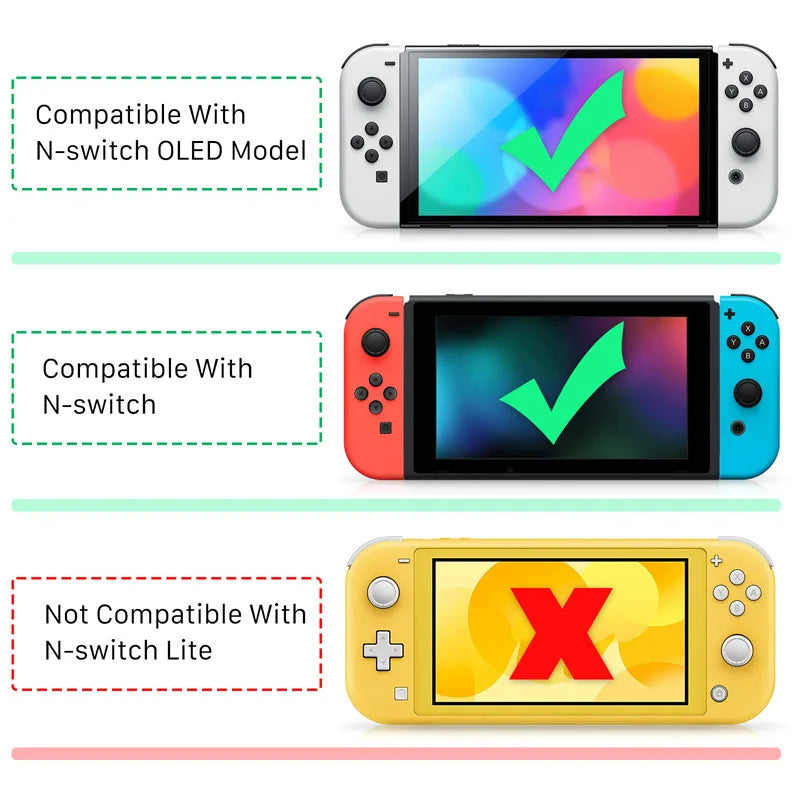 Portrait Mode Flip Grip For NS Switch Console Handheld Vertical Stand Bracket For Switch Oled Accessories Joystick Grip Holder