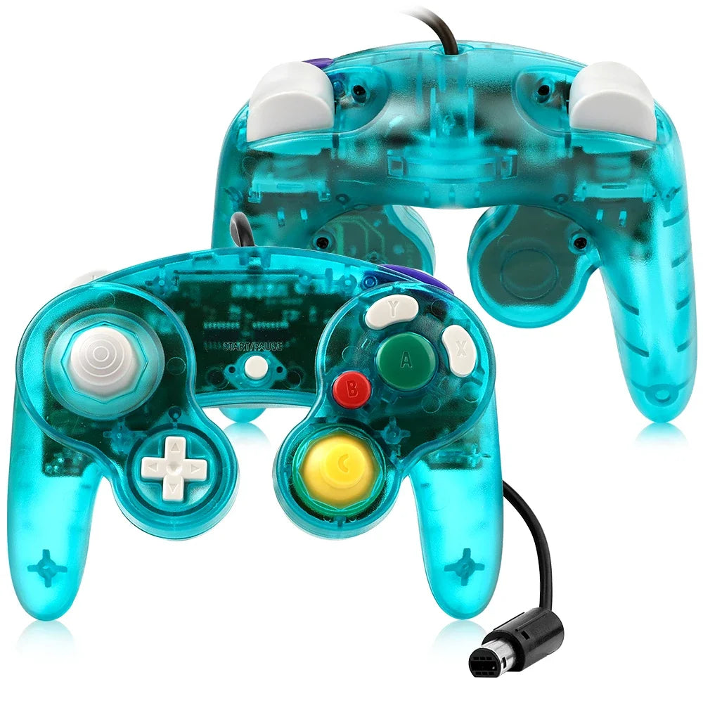 New Wired Game Controller for GameCube NGC Single Button Wired Gamepad Joystick for NGC Game Console