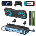 10-in-1 Dock for Nintendo Switch & Steam Deck, M.2 NVMe Box