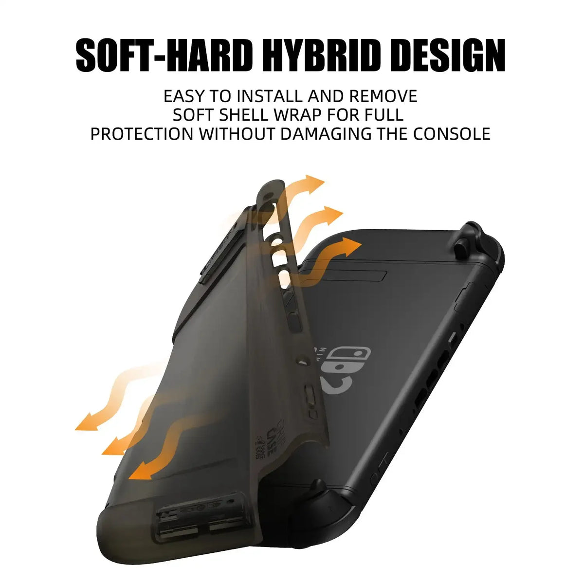 Savage Raven by Skull & Co. for Nintendo Switch 2 Grip Case with Replaceable Ergonomic Grip Protective Case NS2 Game Console