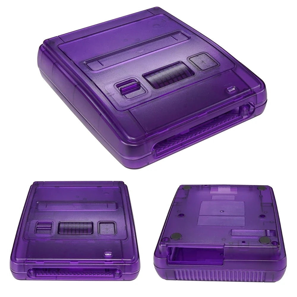 SNES SFC Transparent Replacement Shell with Screwdriver Kit