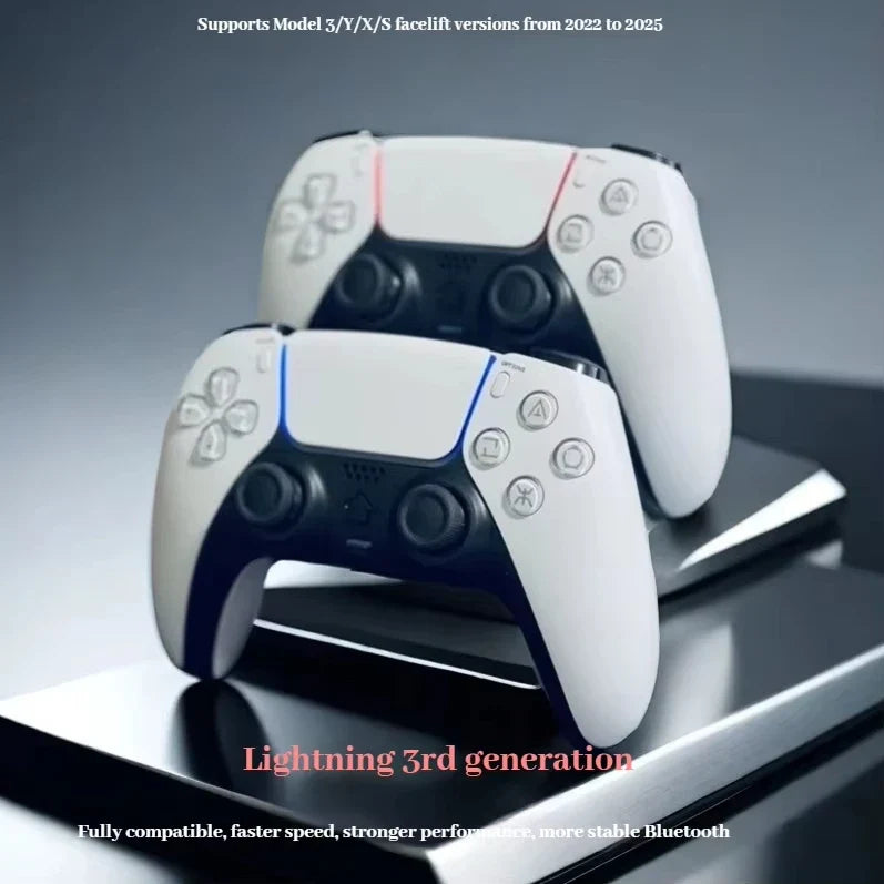 For Tesla Model 3 Y/S/X  Vibration Bluetooth Game Controller Rgb Wireless Bluetooth Direct Connect Touchpad Control Controller