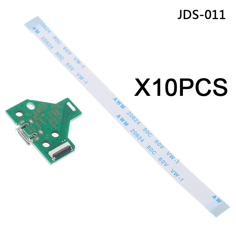 10Pcs USB Charging Port Board for PS4 Controller JDS-011 055