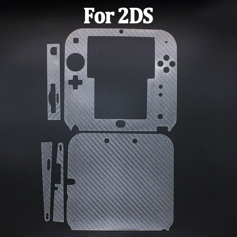 1PC Anti Scratch Carbon Fiber Full Body Skin Sticker Protective Film For 2DS/3DS/New 2DSXL/3DSXL/NDSL/NDSI XL/Switch/2/Oled/Lite