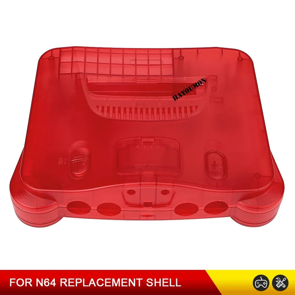 Multi-Colors Replacement Plastic Shell Translucent Case for N64 Replacement Case Transparent Boxes For N64 Console Gaming Access
