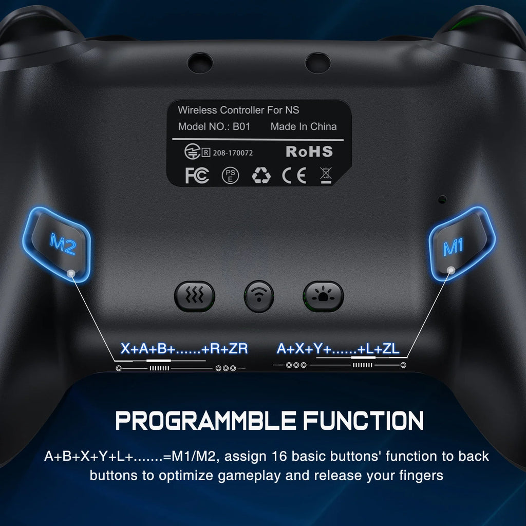 Dinofire Switch 2 Wireless Controller for Switch OLED Lite PC
