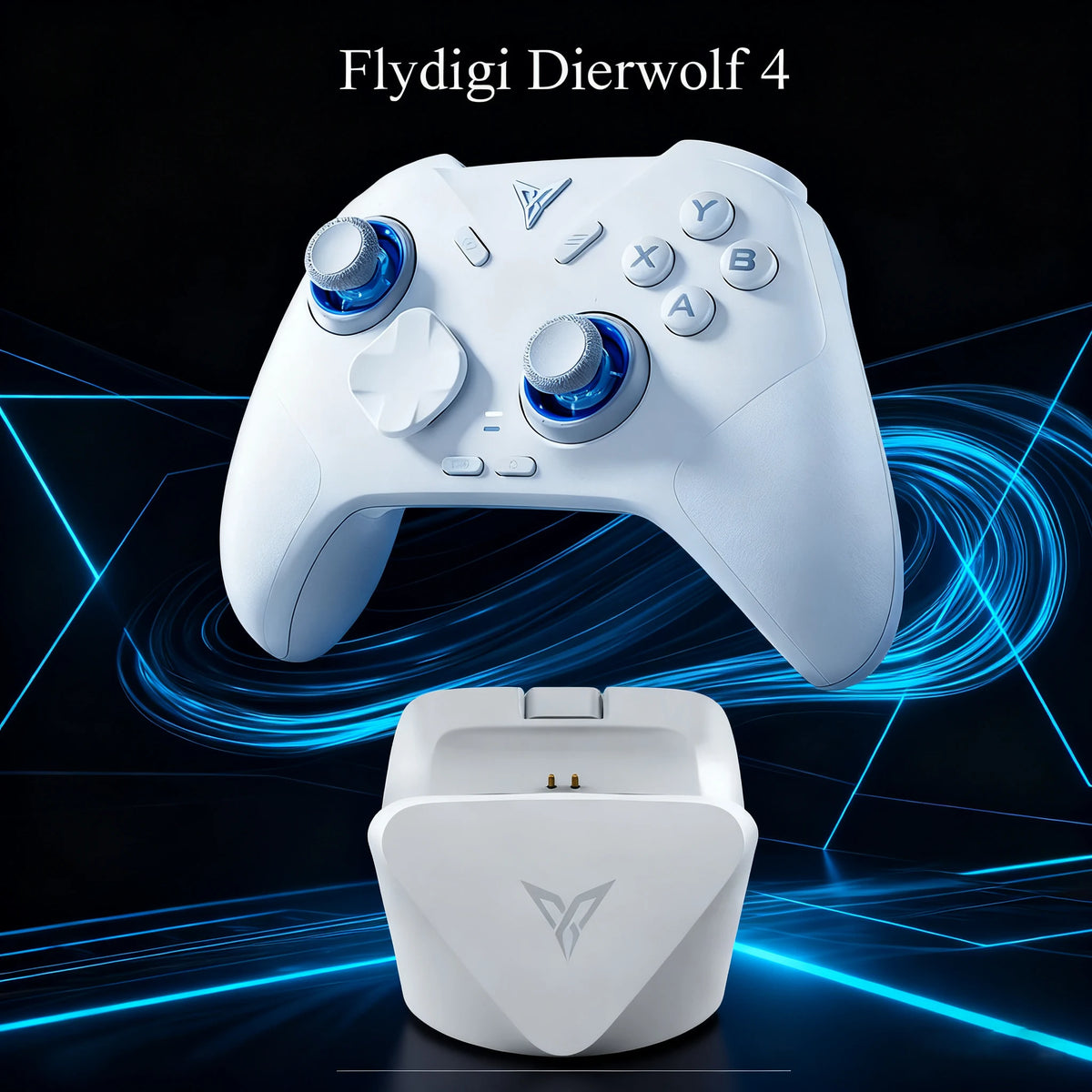 Flydigi Direwolf 4 Gamepad, Hall Effect 1000Hz Wired/Wireless