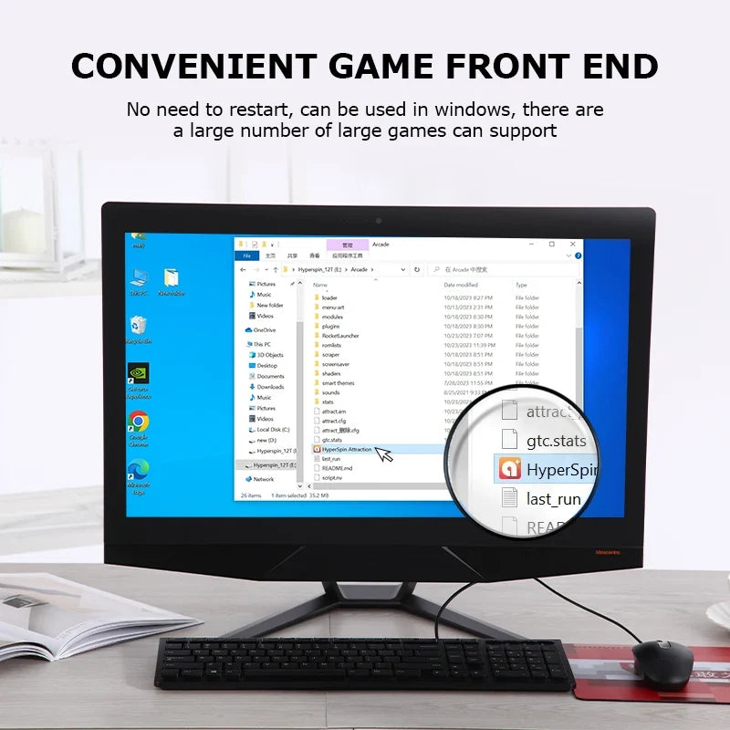 KINHANK 12TB Hyperspin HDD for Windows PC, 40000 Games, PS4 Emulator