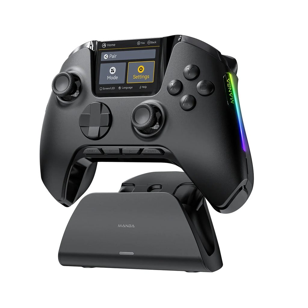 MANBA ONE 50 Wireless Controller with 2 Inch Screen, Hall Stick