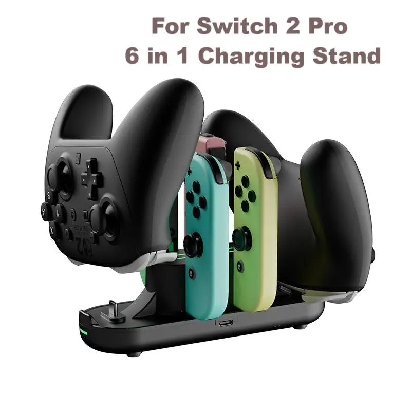 AOLION For Switch 2 Pro Controller Charging Stand Type C Multi in One Switch2 Joycon Controller Charging Stand