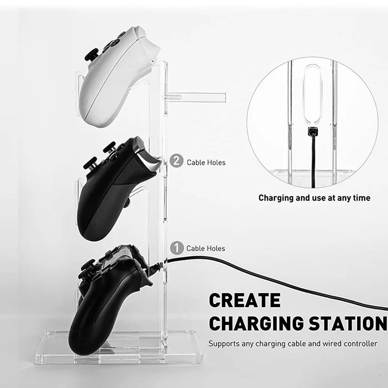 Controller and Headphone Display Stand for PS5, PS4, Xbox