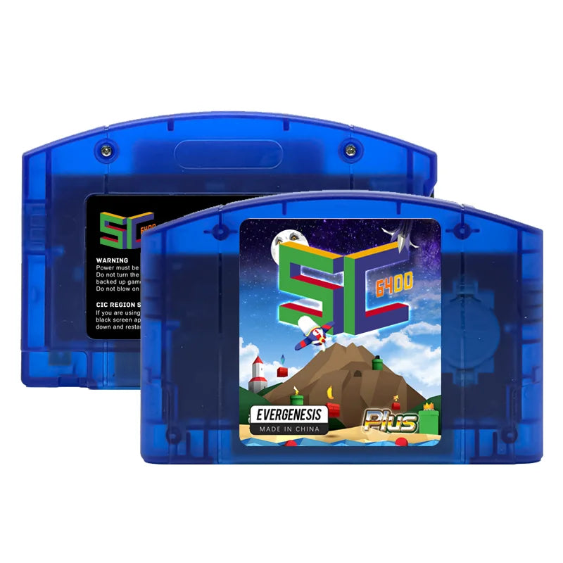 EVERGENESIS 64 Open Source N64 5000 in 1 Game Cartridge For Nintendo 64 Game Card free 32G Card Compatibility Support 64DD Games