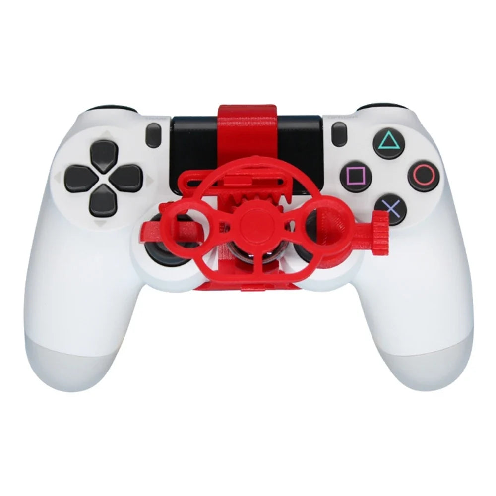 PS4 Controller Mini Racing Steering Wheel Attachment, 3D Printed
