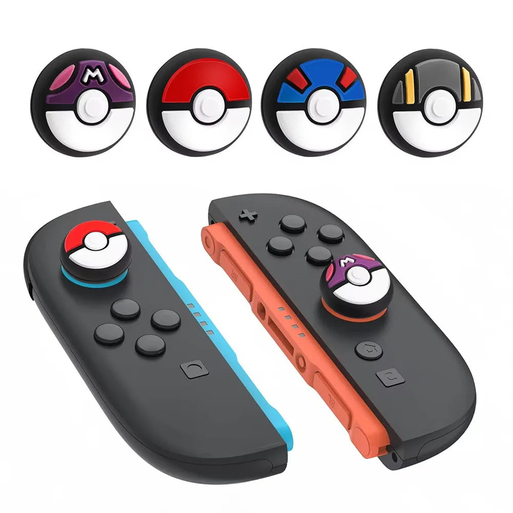 Nintendo Switch 2 Joy-Con Silicone Thumb Grips, 4pcs Cute