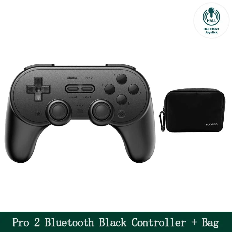 8BitDo Pro 2 Bluetooth Gamepad with Hall for Switch, PC, Android