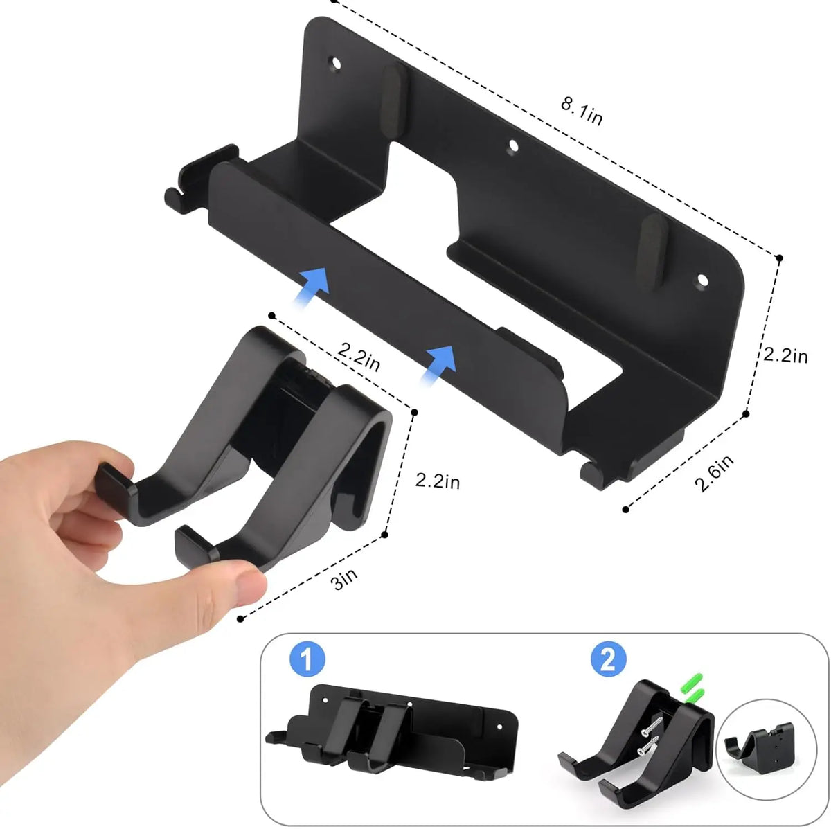 AOLION Wall Bracket for Nintendo Switch, Switch 2 Storage