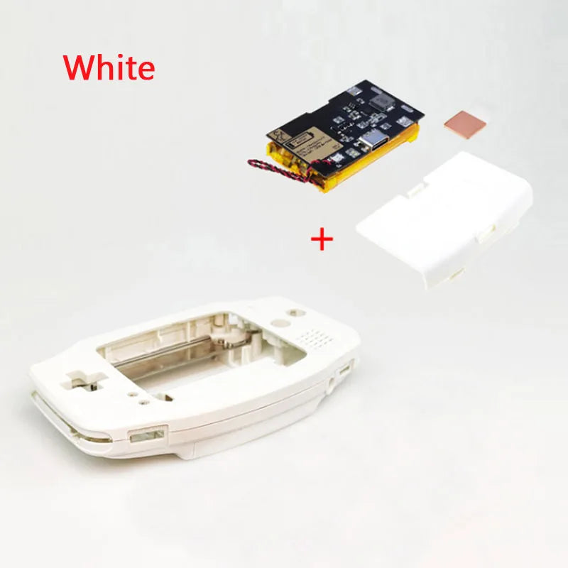 1800mAh Lithium Battery for GBA IPS V3 LCD Kits with Shell Cover