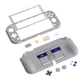 PlayVital ZealProtect Ergonomic Protective Case for NS Switch Lite W/Screen Protector & Thumb Grips - Classics SNES Style