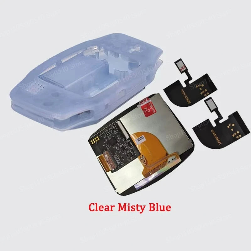 Full New GBA IPS V4 Laminated Screen Kits for Gameboy Advance IPS Screen 15 Levels High Brightness Gaming Screen with Shell
