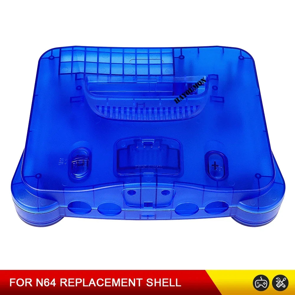 Multi-Colors Replacement Plastic Shell Translucent Case for N64 Replacement Case Transparent Boxes For N64 Console Gaming Access