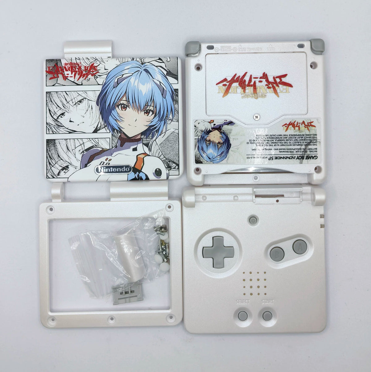 GBA SP (Game Boy Advance SP) Printed DIY Replacement Shell