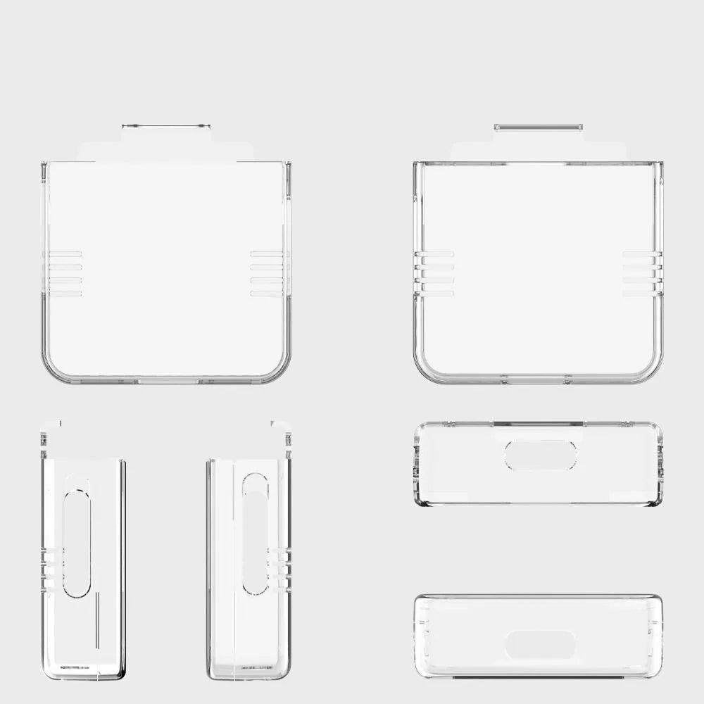 Clear Hard Case for Miyoo Flip V2, Shockproof Anti-Scratch
