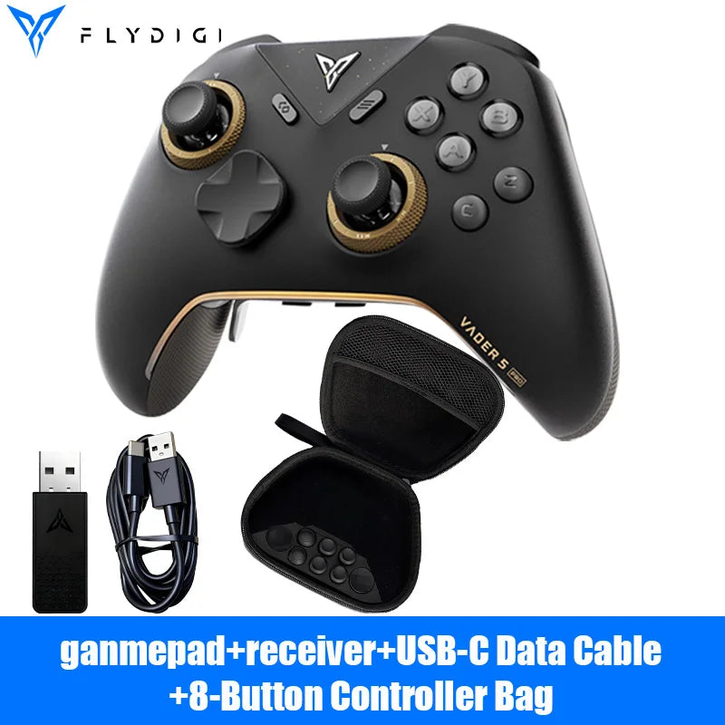 Flydigi Vader 5 Pro V2 Wireless Hall Effect Controller for PC