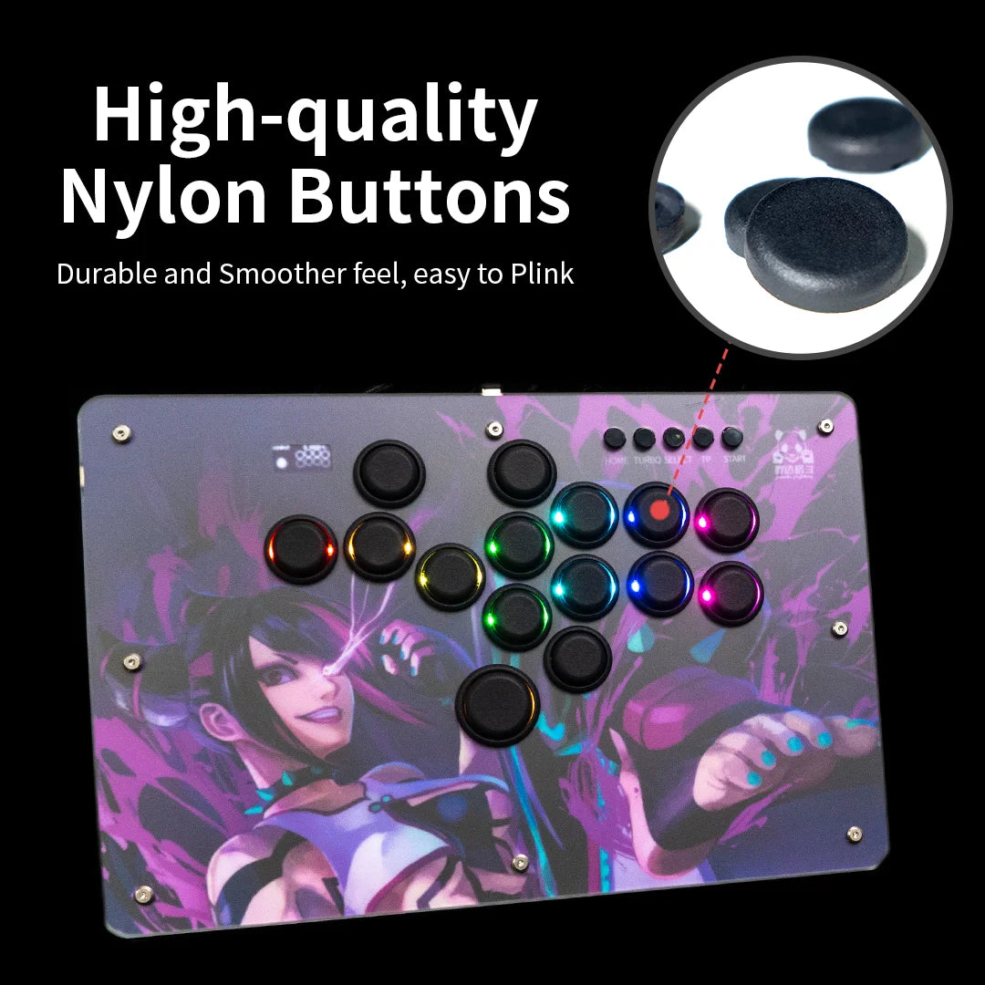 Panda Hitbox Deluxe Custom Panel Fighting Game Joystick Controller Arcade Fighting Stick For PS4/PS3/PC/Switch ゲームコントローラー