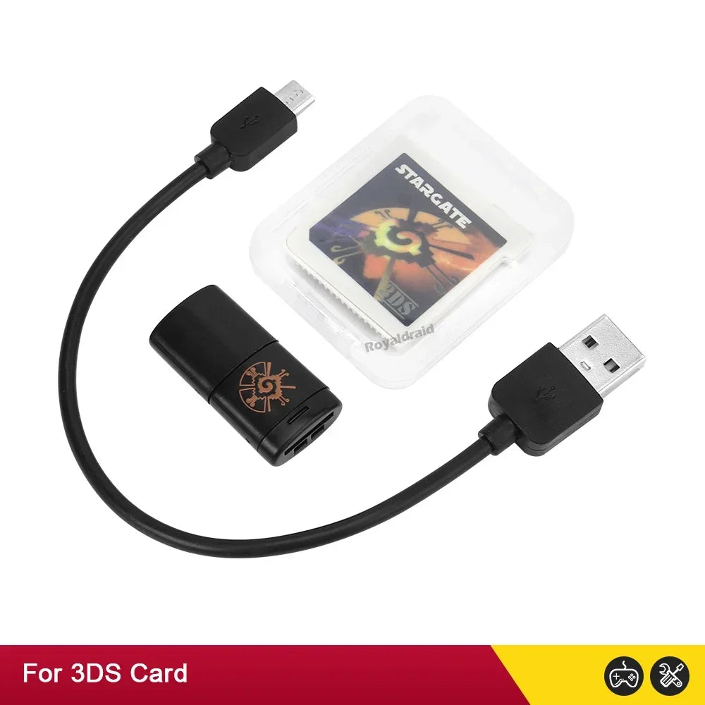 NEW For STARGATE 3DS Adapter HC Class 10 Memory Card 3DS Flashcart Handle Console Everdrive Can Play of GBA DS