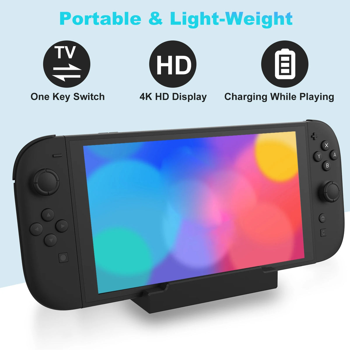 RCW308 Nintendo Switch 2 TV Dock Station, 4K HD, 2 USB 3.0