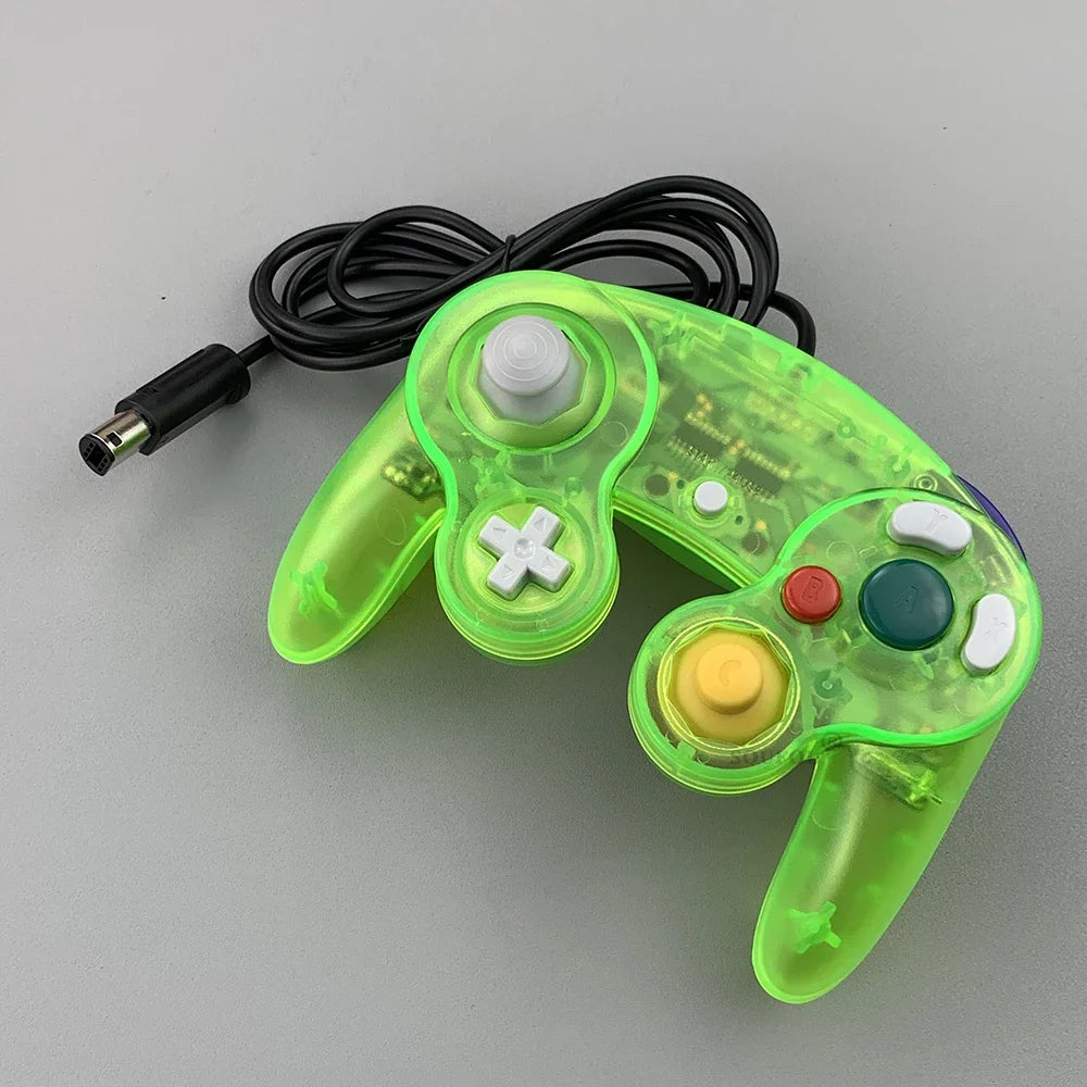 New Wired Game Controller for GameCube NGC Single Button Wired Gamepad Joystick for NGC Game Console