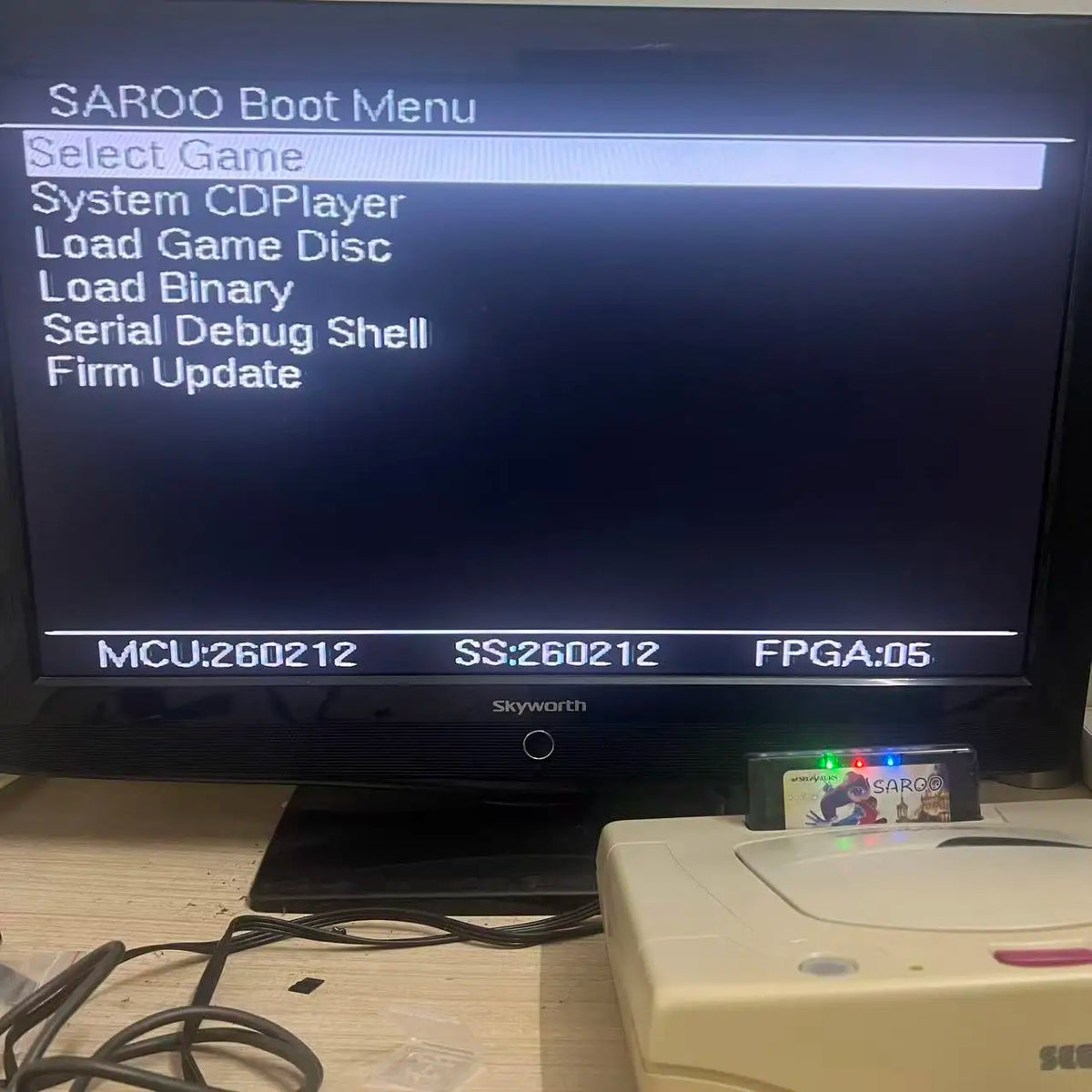 SEGA SATURN 0.9 Firmware Plug and Play DIY SAROO SS Fast Reading Card for Console ，with TF/SD Card Direct Reading Accelerato