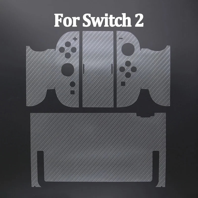 1PC Anti Scratch Carbon Fiber Full Body Skin Sticker Protective Film For 2DS/3DS/New 2DSXL/3DSXL/NDSL/NDSI XL/Switch/2/Oled/Lite