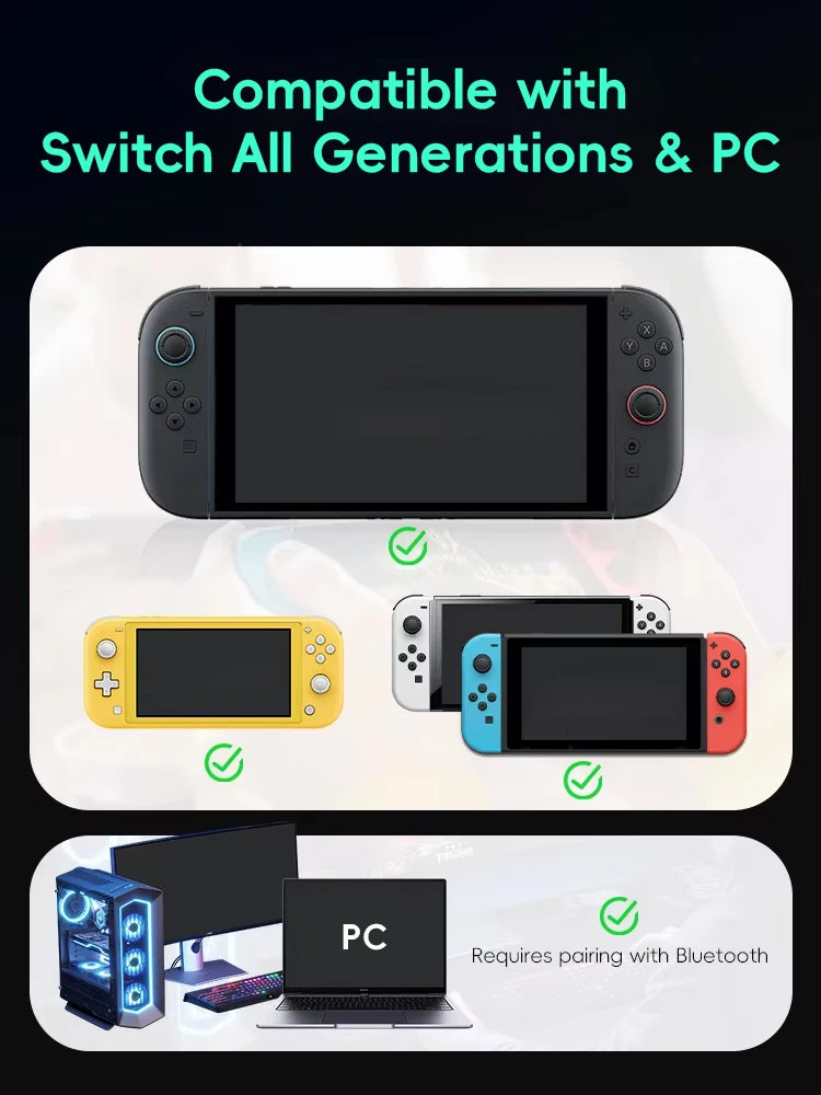 DATA FROG S80 Pro 2PCS Wireless Controller for Switch 2 and OLED