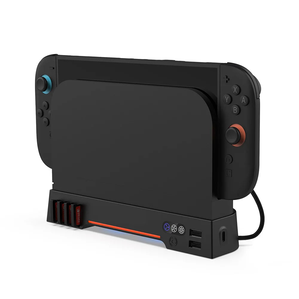 Nintendo Switch 2 RGB Cooling Fan Base with HUB Expansion Stand