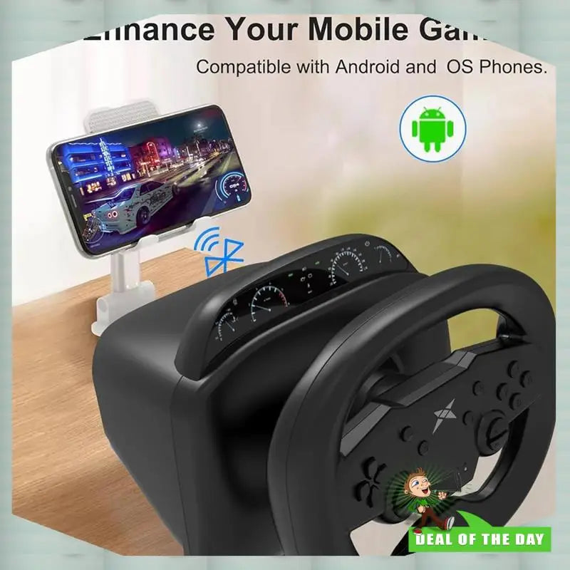 Racing Wheel for Nintendo Switch with Pedals, PC, PS4, PS3