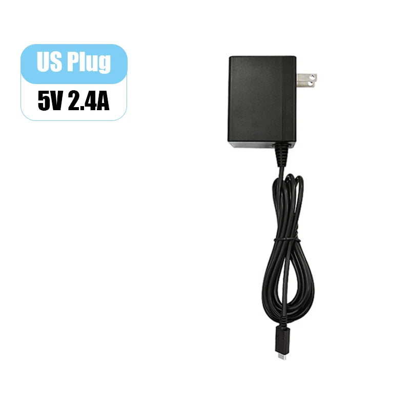 USB-C Charger for Switch OLED/Lite/Switch 2 5V 2.4A