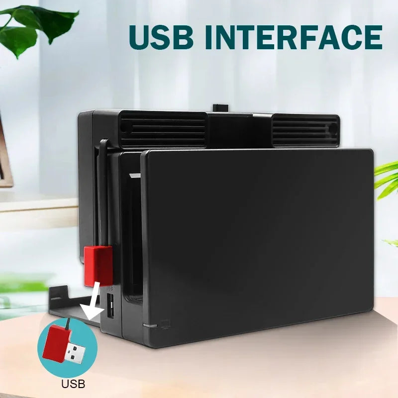 DATA FROG Nintendo Switch Dual Fan Cooling Stand Dock