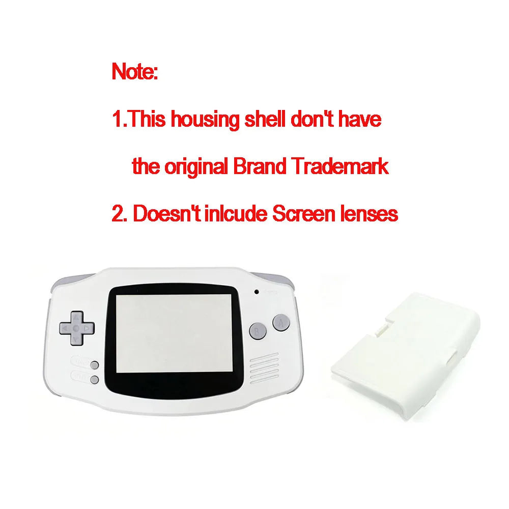 Replacement Housing Shell With USB-C Battery Cover With Buttons Rubber For HISPEEDIDO Game Boy Advance GBA IPS V2/V5 Battery MOD