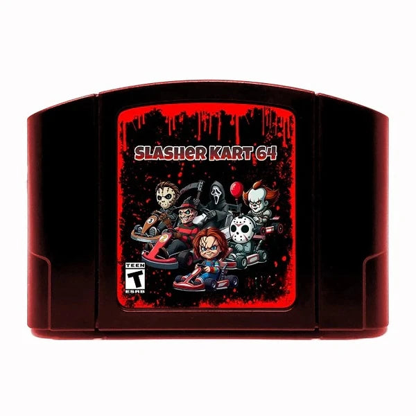 N64 Game Cassette, US Version,Conker's Bad Fur Day(Uncensored)，Slasher Kart64 ，WWF WrestleMania X,  64-bit English Game Cassette