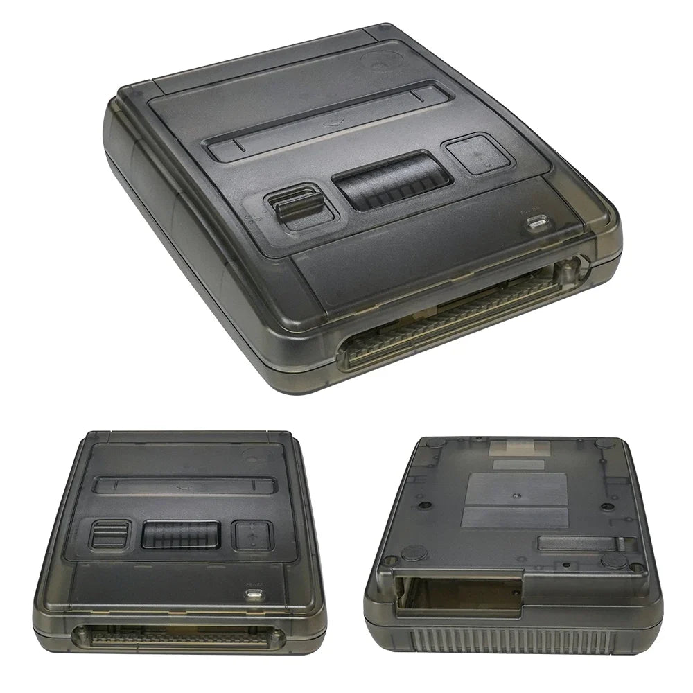 SNES SFC Transparent Replacement Shell with Screwdriver Kit